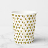 Gouden glitter sterren papieren bekers (Rechts)
