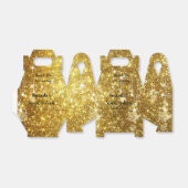 Gouden Glitter Sterren Sparkle Sweet Sixteen Dank Bedankdoosjes (Uitgevouwen)