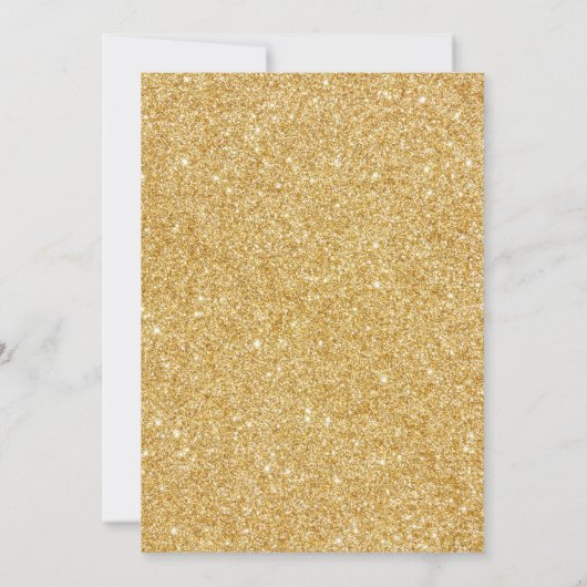 Gouden Glitter Stethoscoop RN Caduceus Afstuderen Kaart (Achterkant)