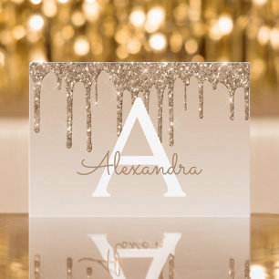 Gouden Glitter Sweet 16 Save the Date Kaart