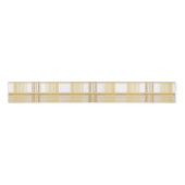 Gouden glitter tartan grosgrain lint (Voorkant)