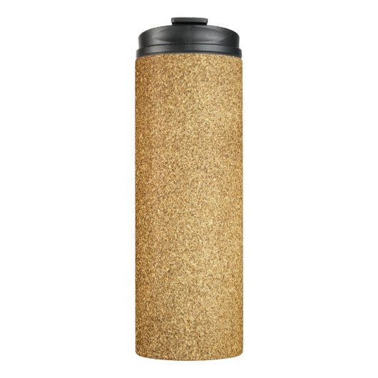 Gouden Glitter Thermosbeker (Voorkant)