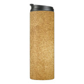 Gouden Glitter Thermosbeker (Geroteerd rechts)