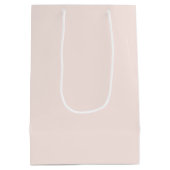 Gouden glitter tropische palmboom medium cadeauzakje (Achterkant)