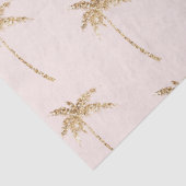 Gouden glitter tropische palmboom tissuepapier (Detail)