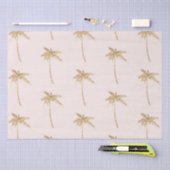 Gouden glitter tropische palmboom tissuepapier (Craft)