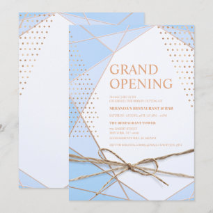 Gouden glitter typografie Restaurant grote opening Kaart