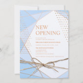 Gouden glitter typografie Restaurant NIEUWE openin Kaart (Voorkant)