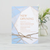 Gouden glitter typografie Restaurant NIEUWE openin Kaart (Staand voorkant)