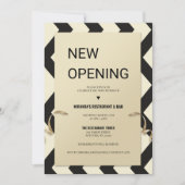 Gouden glitter typografie Restaurant NIEUWE openin Kaart (Voorkant)