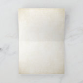 Gouden Glitter Uitzicht Bedankkaart (Binnen)