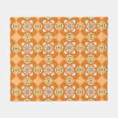 Gouden Glitter visnet: sprankelend naadloos Fleece Deken (Voorkant (Horizontaal))