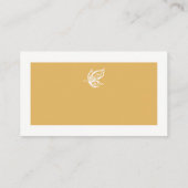  gouden glitter vlinder bruiloft website informatiekaartje (Achterkant)