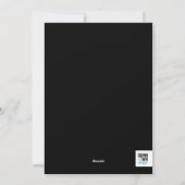 Gouden Glitter Vuurwerk Nieuwjaar Feestdagenkaart (Achterkant)