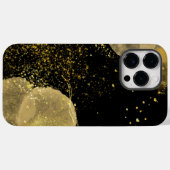 Gouden Glitter Waterverf Luxe Case-Mate iPhone Case (Achterkant (horizontaal))