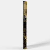 Gouden Glitter Waterverf Luxe Case-Mate iPhone Case (Achterkant / Rechts)