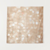 gouden glitter wazige achtergrond, kerst wandkleed (Voorkant (horizontaal))
