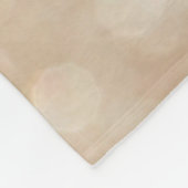 Gouden glitter, wazige kerst achtergrond. fleece deken (Hoek)