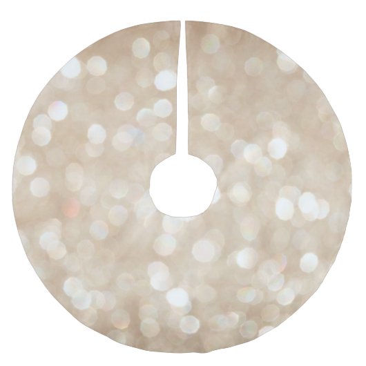 Gouden glitter, wazige kerst achtergrond. kerstboom rok (Voorkant)