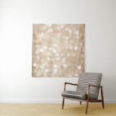Gouden glitter, wazige kerst achtergrond. wandkleed (In Situ (horizontaal))