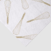 Gouden Glitter Whisk Patroon Weefselpapier Tissuepapier (Detail)