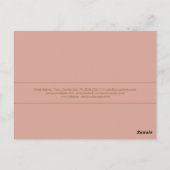 Gouden Glitter Wimpers Dank Je Korting Roze Briefkaart (Achterkant)