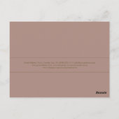 Gouden Glitter Wimpers Dank U Roos Korting Briefkaart (Achterkant)