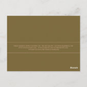 Gouden Glitter Wimpers Vleugels Dank U Korting Roz Briefkaart (Achterkant)