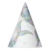 Gouden Glitter Zeemeermin Staart Onder Het Zee Ver Feesthoedjes (Links)