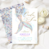 Gouden Glitter Zeemeermin Staart ONEder het Zee Ve Kaart