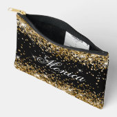 Gouden Glitter Zwart Etui (Open)