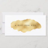 Gouden Glitter Zwung Bougie Boutique Salon Cadeaub (Achterkant)