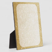 gouden glitterblanco sjabloon voor aanpassing fotoplaat (Zijkant)