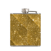 Gouden Glitterfles Heupfles (Achterkant)