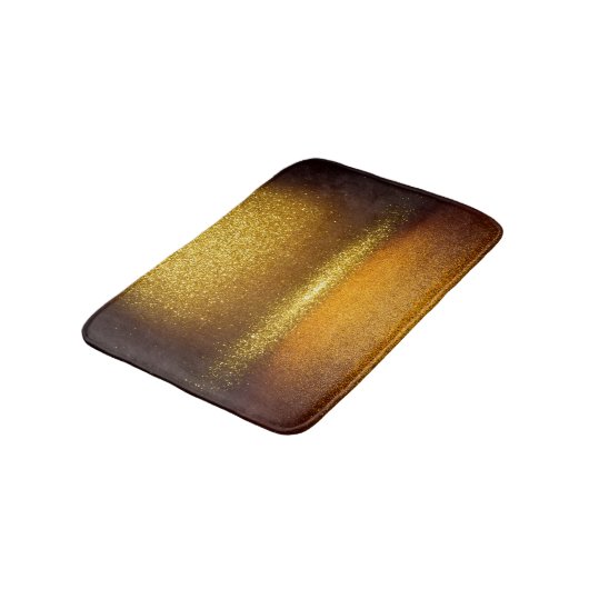 Gouden glitterlichten, vintage kersttextuur. badmat (Gekanteld)