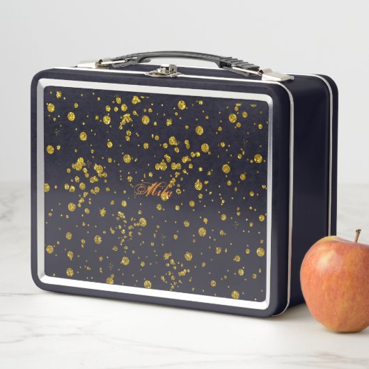 Gouden glitters (In situ)