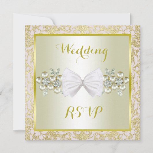 Gouden Glitters, Diamanten Bloemige Edelstenen & L (Voorkant)