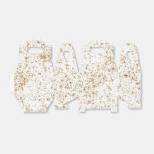 Gouden glitters elegant en prachtig bedankdoosjes (Uitgevouwen)