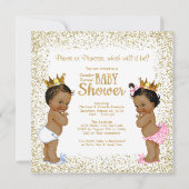 Gouden Glitters Geslacht Reveal Kaart (Achterkant)