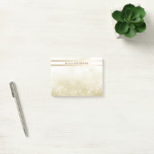 Gouden Glitters Glans Glamour Trendsettende Persoo Post-it® Notes (Kantoor)
