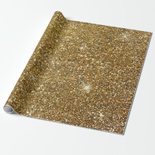 Gouden Glitters Glans Glitterig Glanzend Mooi Cadeaupapier