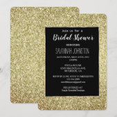 Gouden Glitters Kaart (Voorkant / Achterkant)