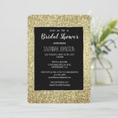 Gouden Glitters Kaart (Staand voorkant)