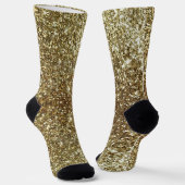 Gouden Glitters Sokken (Gebogen)
