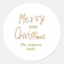 Gouden glitters vrolijk kerstfeest voeg familienaa