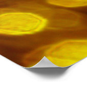 gouden glittertextuur voor kerst abstracte ruggrou poster (Hoek)