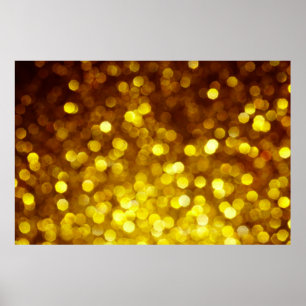 gouden glittertextuur voor kerst abstracte ruggrou poster