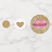 Gouden Glitz Glam Glitter Sparkle Gepersonaliseerd Confetti (Voorkanten)