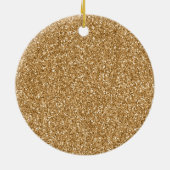 Gouden Glitz Ogen Keramisch Ornament (Achterkant)