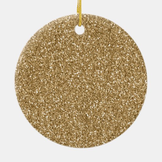 Gouden Glitz Ogen Keramisch Ornament (Achterkant)